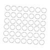 LALAFINA 100pcs Loose-Leaf Binding Rings DIY Connective Hoops for Albums