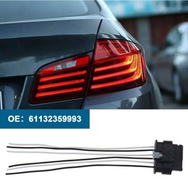 The Lord of the Tools 1 Piece 6 Pin Replacement Wiring Harness for Tail Light Connector 61132359993 Compatible with F20 F21 F22 F23 F28 M2 F30 F31 1 2 3 4 Series Taillight Connector Wiring Harness
