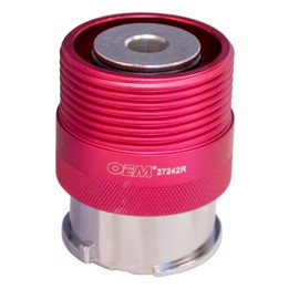 OEMTOOLS 27242R Radiator Adapter for VW, Coolant Pressure Tester Kit Adapter for 1990-1998 Volkswagens, 57 mm Diameter, 3 mm Thread Size, Automotive Tools