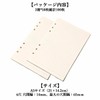 Audiofan Personal Organizer Refill, A5 Size, 6 Holes, Horizontal Ruled,