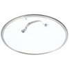 Gotham Steel Clear Tempered Glass Vented Lid - Prevents Pots