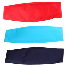 Ipetboom 3pcs Cold Compress Wrap for Head Relief Reusable Gel Ice Packs with Strap for Sports Injuries and Muscle Strains Durable and Easy to Carry