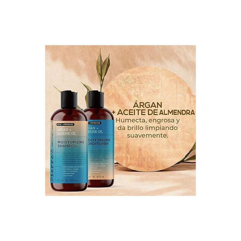 Pierres Apothecary PA Moisturizing Conditioner Argan Almond Oil 473 ml