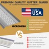 Waterlock Micromesh 5” Gutter Guards Leaf Protection, A Contractor-Grade Gutter