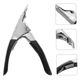 WOONEKY Heavy Duty U-shape Nail Cutters for Women Precision Fingernail Clippers Acrylic Nail Remover for Manicure
