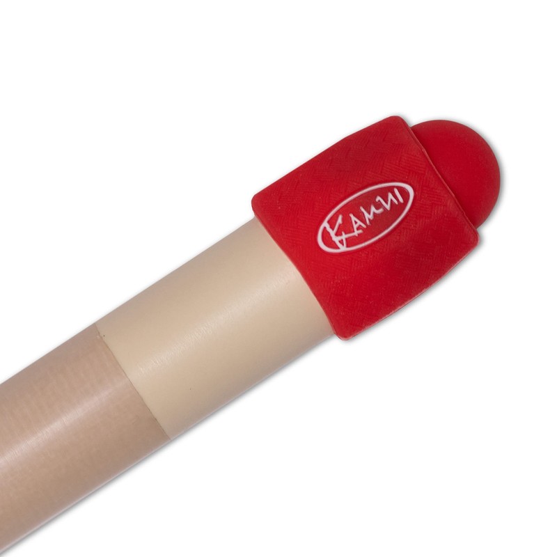 KAMUI Billiard Cue Tip Protector 2-Pack Leather Burnisher (Red)