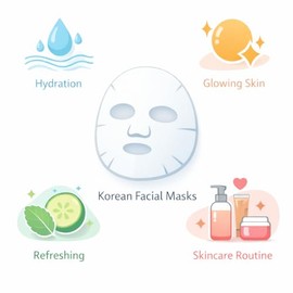 Mascarillas Faciales Coreanas Surtidas  Pack de 15 Piezas Hidratantes con Extractos Naturales  Skincare Coreano K-Beauty para Cuidado del Rostro