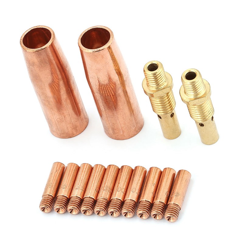 14 pcs/set Nozzle Diffuser Tip Kit for Tweco MIG Welding