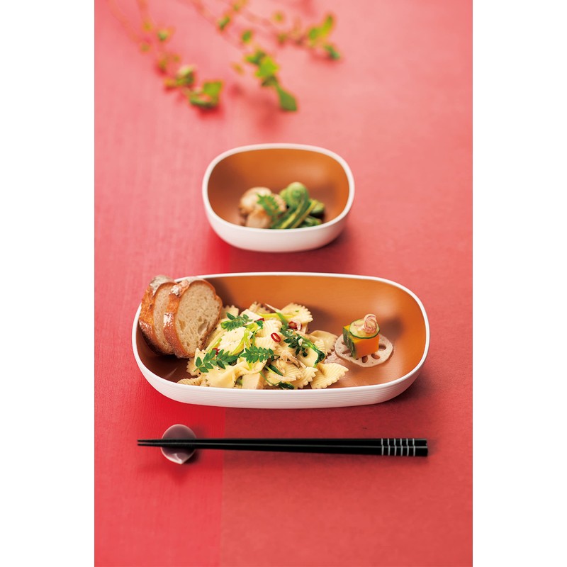 HAKOYA Samon (Sand) Stamped Square Bowl