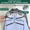 DOIOWN Clothes Hangers Space Saving: 6 Tier Coat Hanger Space