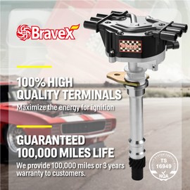 High Performance Hei Ignition Distributor Compatible with Chevy GMC 4.3L V6 Vortec OEM #12570426 1103417 1104078 1103976 1103917 12598210 01104078 93441559