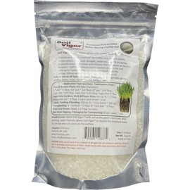 Soil Vigor 3 Lb Potassium Super Absorbent Polymer, Moisture Trap for All Plants, Trees, Shrubs, Vegetable, Flower Gardens, and Lawns