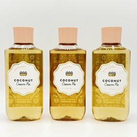 Coconut Cream Pie 3-Piece Bath & Body Bundle | Set of Three 10-Ounce Shower Gel Bottles