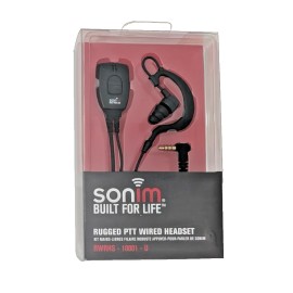 Sonim NEW Sonim Rugged PTT Wired Headset | RWRHS-10001-U | Free Shipping!