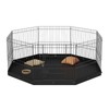 VEVOR Foldable Metal Dog Exercise Pen, Pet Playpen Dog Fence