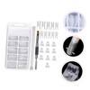 Outanaya Professional Nail Tips Clips Nail Extension Kit Powder Tips