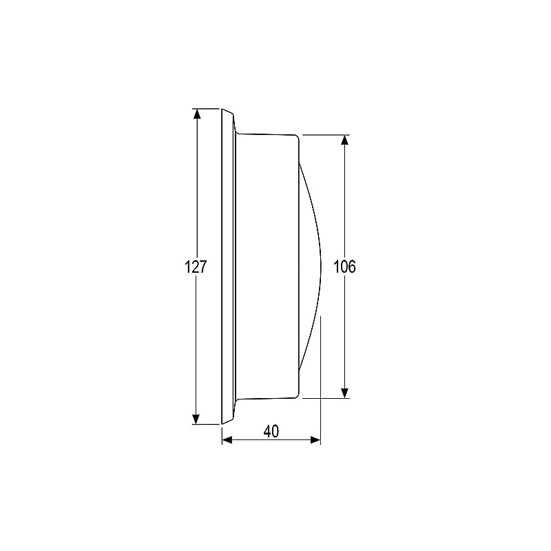 Delite Altitude Ship Barometer 125 mm 858b