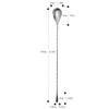 Cocktail Spoon Silver, 11.8 inches Stirrer, Long Mixing Spoon, Stainless
