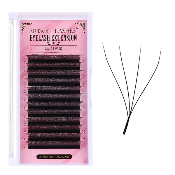 YY Eyelash Extensions Supplies Y Lash 4D Premade Fans 0.07C