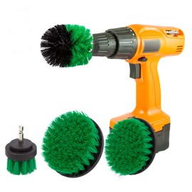 4 Packs Drill Brush Kit, Drill Scrubber Attachment Set for Cleaning Kitchen, Stove, Cabinet, Counter, Carpet, Linoleum