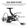 9+1 BB Fishing Reel Dual Brake System High Speed Spinning