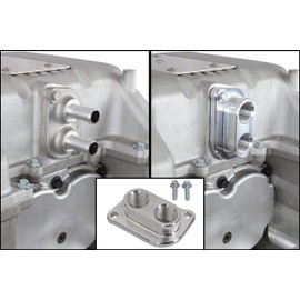 ICT Billet 10AN ORB Intercooler Fitting Water Manifold Adapter Compatible with CTS-V LSA Supercharger Lid Designed & Manufactured in the USA CTSV 551701Z