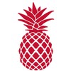 Pineapple Vinyl Sticker Decals (Pack of 2) for Car Bumper