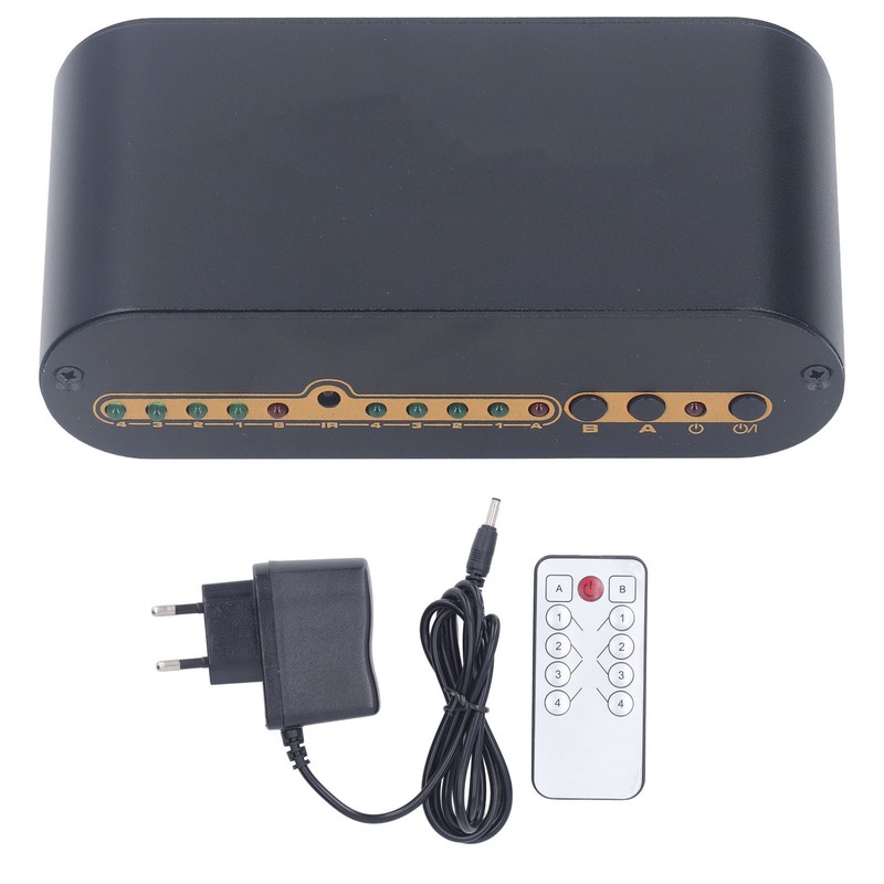 SPDIF Digital Optical Sound 4x2 Switcher 4 in 2 Out