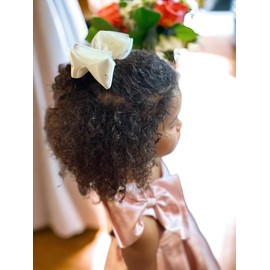 Heart Tulle Hair Bow with Swaorvksi Crystal Rhinestones