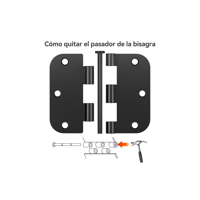 Bisagra Eurovent Serie 35 Aluminio (par) Incluye Tornillería (Blanco)