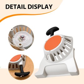 Aynaxcol 41801904002 Rewind Pull Starter Assembly, Replacement for Stihl Trimmers FS90 FS91 FS110 FS111 FS130 FS131 KM91R KM111R KM131R, Replaces 4180 190 4002