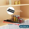 MAYZOLOP Spice Rack, Spice Rack, Extendable, Cupboard Organiser, Kitchen, Spice