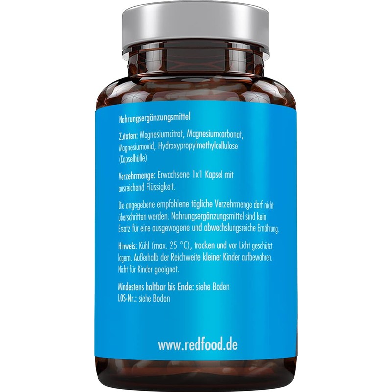 Magnesium V3 Capsules • 180 Capsules (6 Month Supply) 300mg