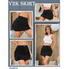 Cargo Skirt Women y2k Button Mini Jeans Skirt Denim Skirt