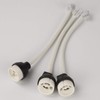 DiCUNO GU10 Ceramic Socket Lamp Holder, 15CM Long Wire Bulb