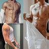 Tattoonova 6 Sheets Temporary Tattoo Men Adults Compass Party Favors