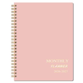 2026-2027 Monthly Planner - 2 Year Monthly Planner 2026-2027, Hard Cardboard Cover, Jan 2026 - Dec 2027, 7.5" x 10", 2 Year Calendar with 24 Month, Twin-wire Binding, Note Pages