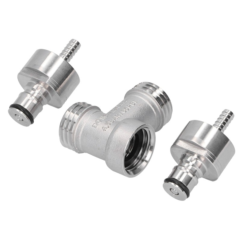 Beer Brewing Adapter Converter Carbonation Conversion Connector for PET Bottle