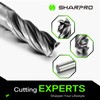 SHAPPRO 5/16 Inch Shank Carbide Square End Mill, 4 Flute
