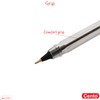 Slim Ballpoint Pens, BLACK, Pack of 20, Fine Point (0.7mm),