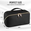Nhmpretty Large Capacity Travel Cosmetic Bag - Makeup Bag, PU