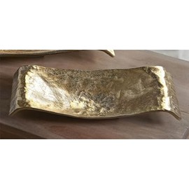 Centre Curvo Aluminium Raw Oro 30 x 15 cm 30 x 15 x 1 cm