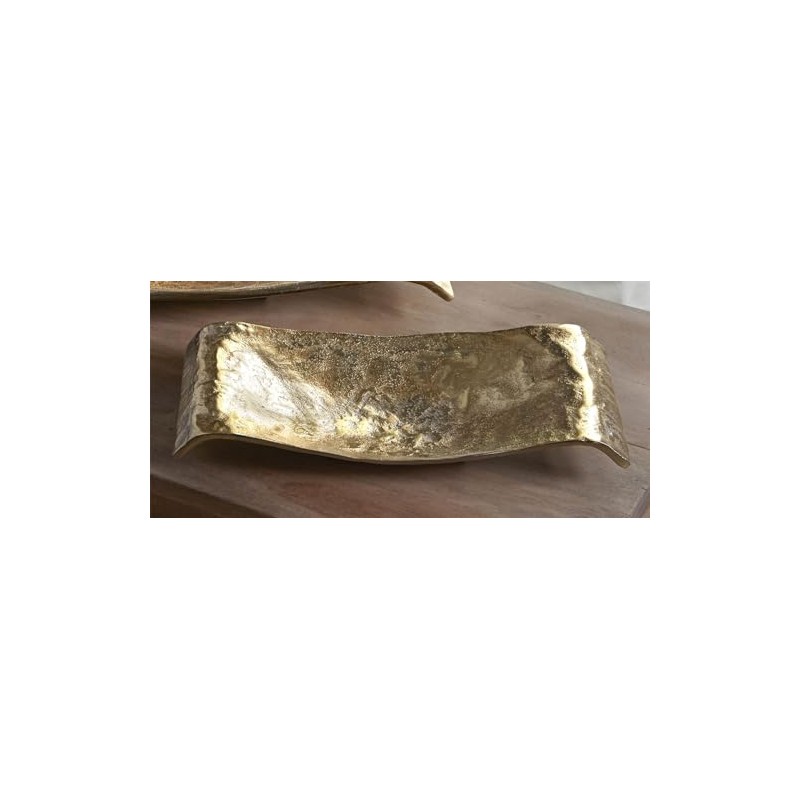 Centre Curvo Aluminium Raw Oro 30 x 15 cm 30