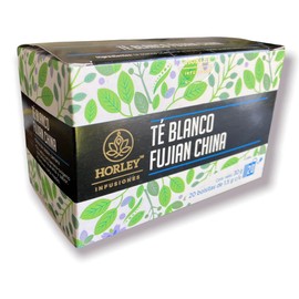 Horley Blanco Fujian China 20 sobres de 1.15 gr, 30 gramos