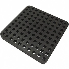 Tuf-Tite Grate, Plastic, Black, 10 in.