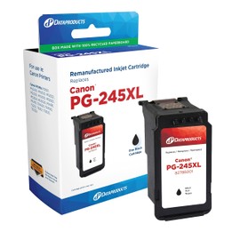Dataproducts DPCPG245XL Remanufactured Inkjet Cartridges for Canon PG-245 Ink | Black