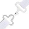 DESERMO Adjustable security tie black with elastic band, safety tie