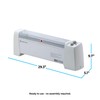 Comfort Zone CZ600 750/1,500-Watt Electric Baseboard Space Heater with Adjustable