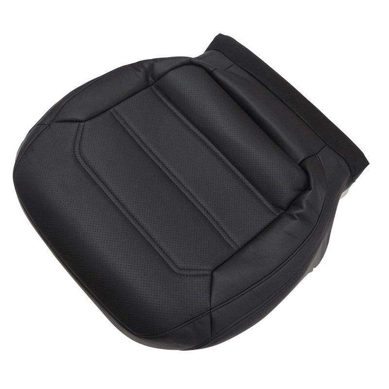 Priprilod Black Leather Driver & Passenger Side Bottom Replacement Seat