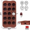 Walfos Peanut Butter Cup Mold Fat Bomb Molds, Walfos Silicone